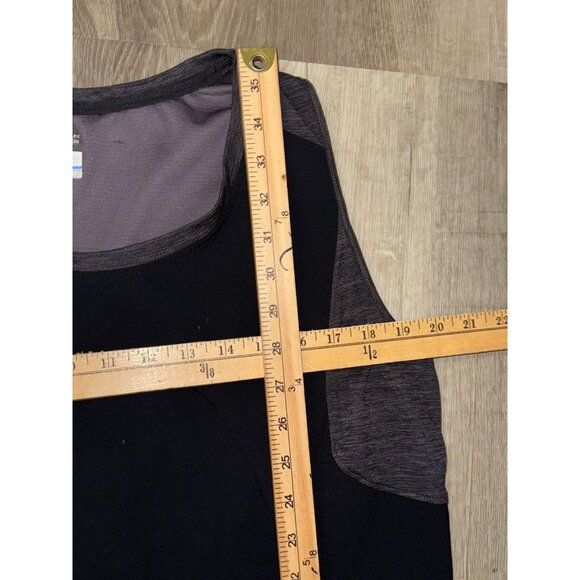 Columbia Omni-Wick Sleeveless Dress Size 1X Black & Gray Moisture-Wicking Tank D - Picture 7 of 10